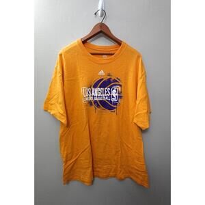 Los Angeles Lakers Mens Xl Nba Basketball Yellow Tee Shirt